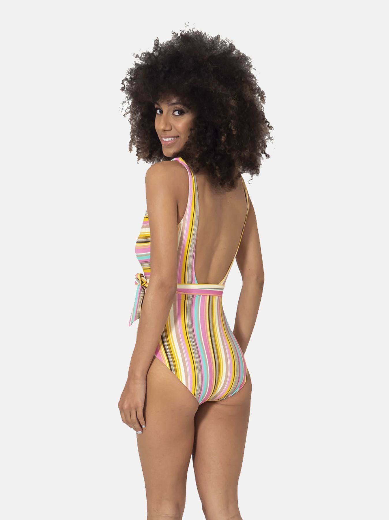 Costume intero Coppa preformata Donna VI23-008 Vacanze Italiane - evabiancheria